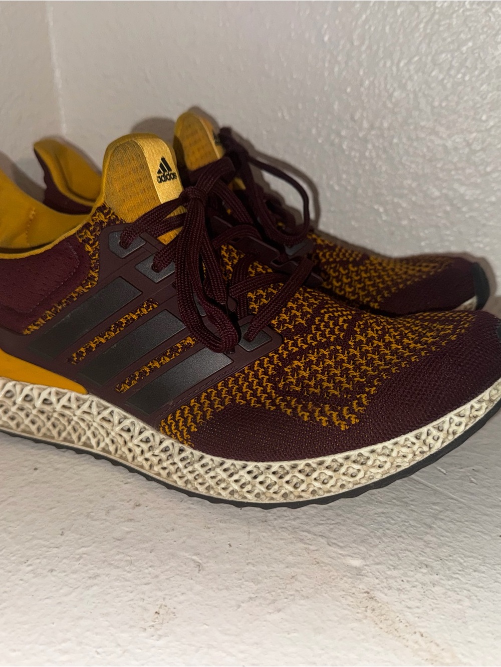 Adidas Ultra 4D ASU Men's 9.5 Arizona State Sneakers University FY3960 Shoes